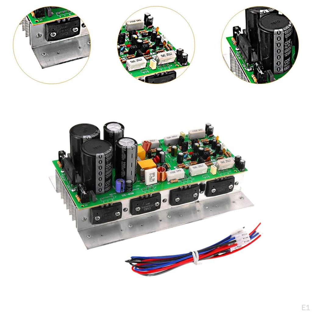 Power Amplifier Board 2x 450W Dual Channel Replacement 1494/3858 Chip for Computer Speaker Simple