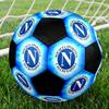 Футбольный мяч SSC Napoli Размер 5 Цветной Машинная строчка ПВХ Готов к соревнованиям Прочный Высокий отскок