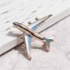 New Fashion Enamel Zinc Zinc Alloy Plane Airplane Pins Badge Jewelry Brooch