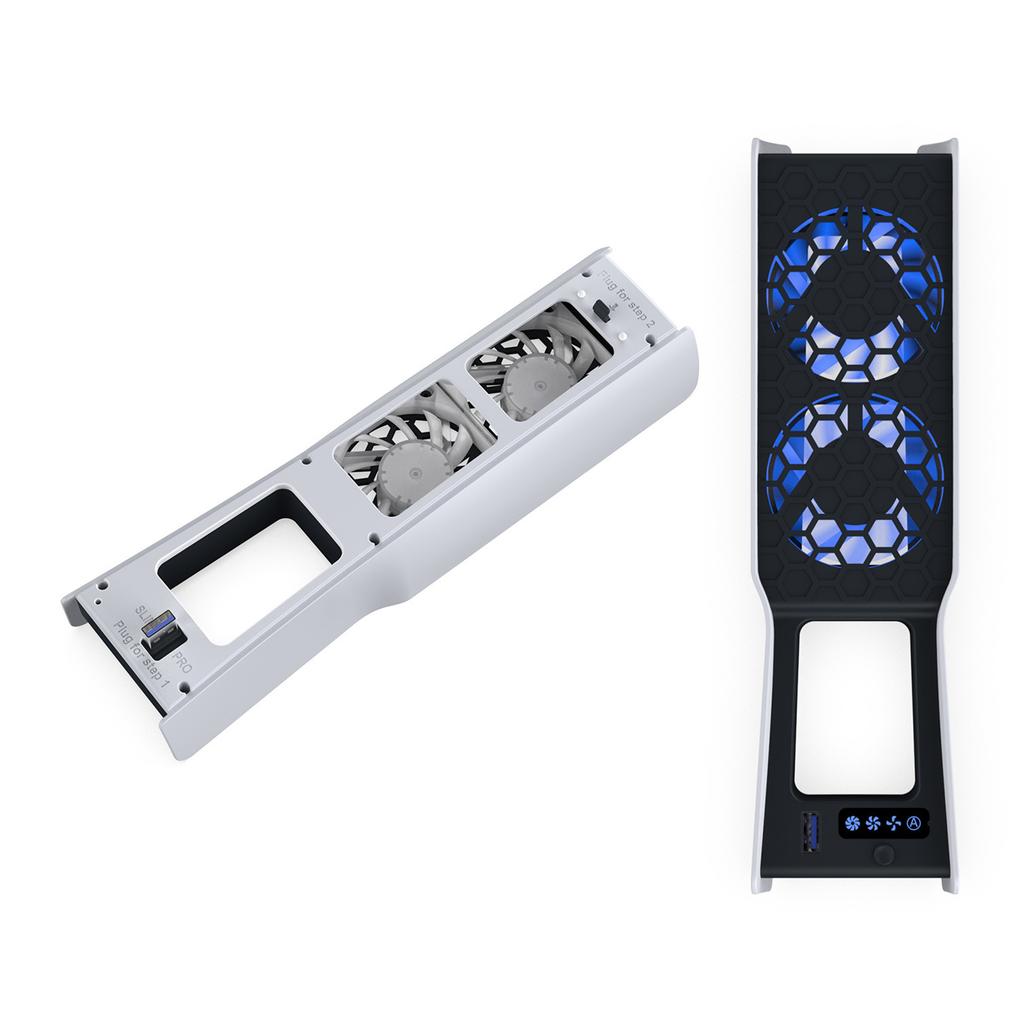 DOBE FOMIS ELECTRONICS TP5-35159 Для Sony PlayStation 5 Pro/5 Slim Охлаждающий вентилятор Двойной вентилятор Умный контроль температуры