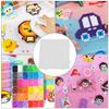 Transparent Geometric Pegboard Template Kids Children Toys for 2.6mm Perler Beads (Big Square)