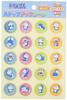 Наклейки Showa Note Step Up Doraemon Большие 10 штук KU-21