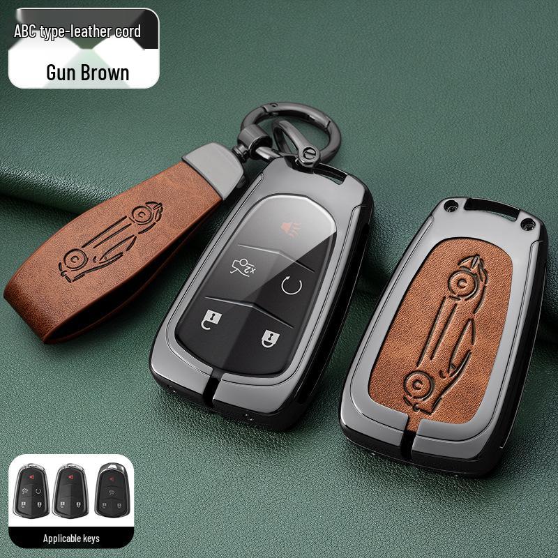 Премиальный металлический чехол для ключа Cadillac XT5, CT5, XT4, XT6, CT6, XTS, ATSL, CT4