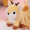 Key Ring Pendant Stuffed Deer Keychain Stuffed Animal Fluffy Elk Doll Deer Plush Toy  Hanging Decor