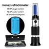 Ручной рефрактометр для меда Brix 58-90% Содержание сахара Пчеловодство АТС Рефракция Сладкий Концентратомер С коробкой Скидка 50%