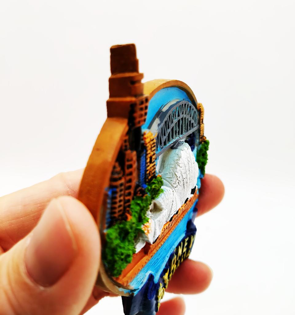 Оригинальные магниты на холодильник в Австралии, Сидней, Брисбен, сувенирные магнитные магниты на холодильник, краска из смолы, изделия ручной работы, украшение дома