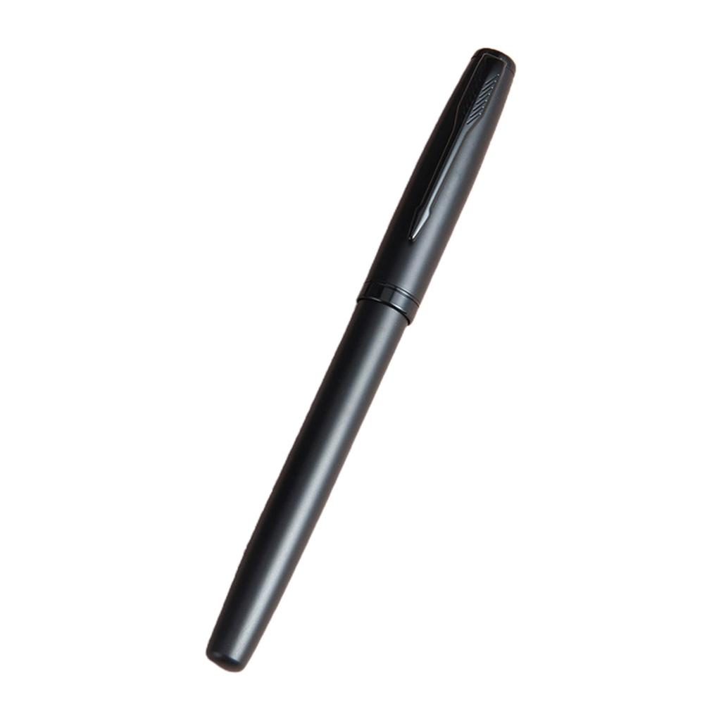 Металлическая поршневая перьевая ручка, деловая подарочная ручка, поворотный механизм для заправки, тонкое перо 0,5 мм, подарочная каллиграфическая ручка для женщин и мужчин