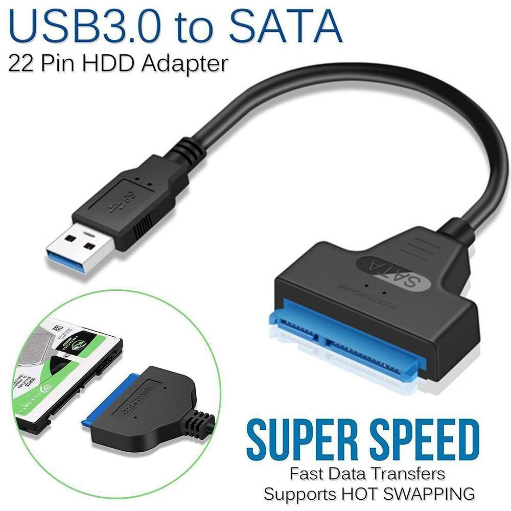 Professional Hard Drive 22 Pin Sata III Adapter Cable USB 3.0 To SATA Converter