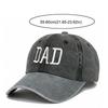 2pcs/set Washed Cotton Couple Mom Dad Baseball Cap Adjustable Sun Hat Vintage Dad Hat  For Man Women