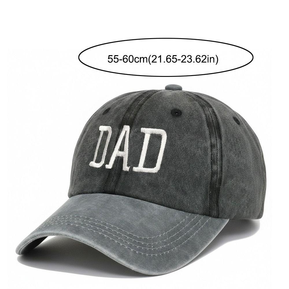 2pcs/set Washed Cotton Couple Mom Dad Baseball Cap Adjustable Sun Hat Vintage Dad Hat For Man Women