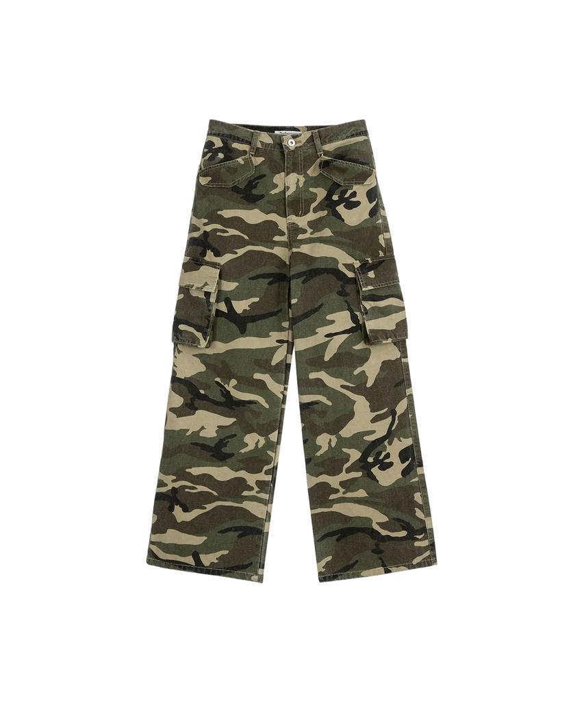LOTSYOU Lotsyou_Camouflage Cargo Pants