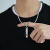Ожерелье-свисток из сплава для мужчин и женщин Модная хип-хоп цепочка для свитера Длинный минималистичный кулон Аксессуары для одежды