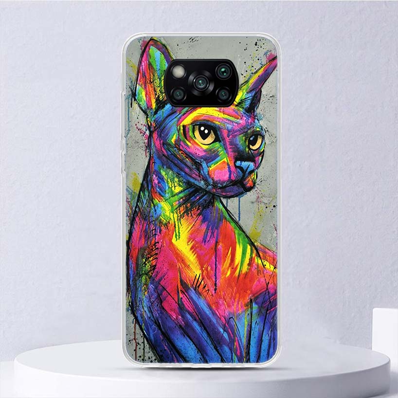 Lavaza Sphynx Sphinx Cat Soft Case For Xiaomi Poco X7 X6 X5 X4 X3 Nfc F6 F5 Pro Phone Cover F4 Gt F3 F2 F1 M5S M4 M3 M5 Funda Co