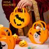 Halloween Decoration Sugar Bag Kindergarten Children's Gift Scene Arrangement Props Portable Pumpkin Candy Bag Gifts