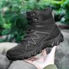 2024 Новые тактические мужские ботильоны Desert Combat Ankle Boot Outdoor Camping Hunting Men's Hiking Shoes Zapatillas Hombre