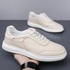 The First Layer of Cowhide Casual Shoes for Men 2025 New Simple Formal Business Leather Shoes Light Luxury Fashion Large Size Men's Shoes