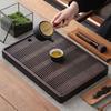 Natural Bamboo Chinese Tea Tray Simple Tea Storage Tray Tea Drainage Board Tea Enthusiast
