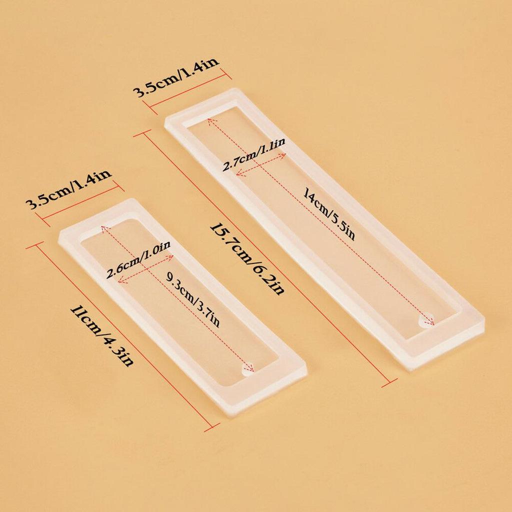 3шт экологически силиконовая прямоугольная форма для кошачьих когтей DIY изготовление закладок