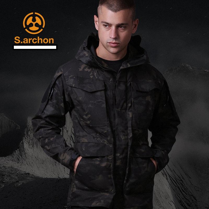 Мужская уличная тактическая ветровка