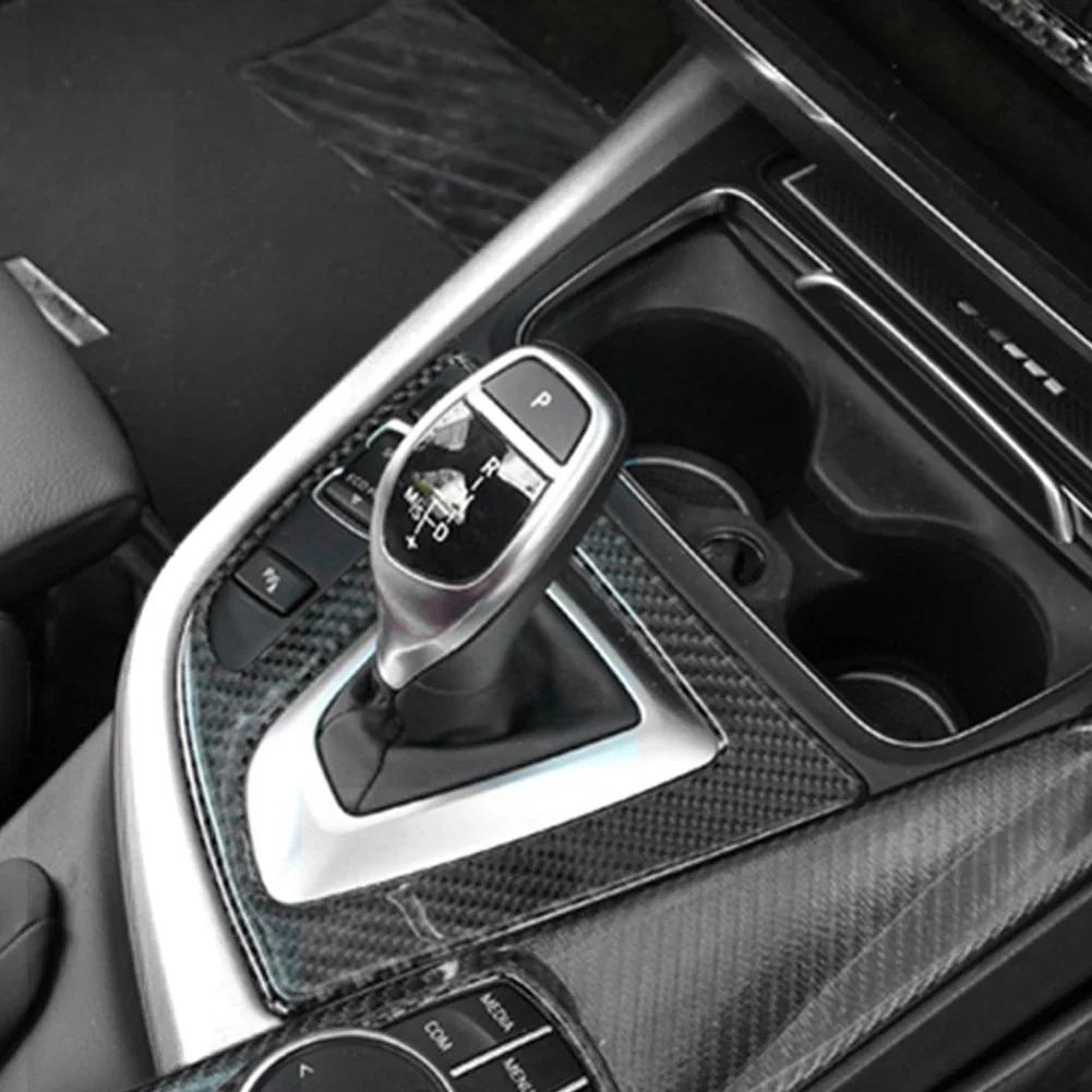 Наклейка на центральную консоль рычага переключения передач автомобиля, L-образная крышка для BMW 3 4 серии F30 F31 F32 F36 3GT 320i 13-19, левый водитель