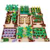 Vegetable Garden, Pumpkin, Grape, Small Granular Farm Orchard Building Block Assembly Scene Flowerbed Micro Landscape
