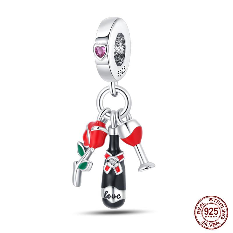 Медь Разноцветная Серия Маскарад Сексуальная Маска Перья Платье Шармы Бусины Подходят для Оригинальных Браслетов Qikaola DIY Ювелирные Изделия