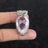 Faceted Pink Kunzite Pendant 925 Sterling Silver Pendant Vintage Pendant Pink Kunzite Gemstone Jewelry Handmade Stylish Pendant Gift For Mom