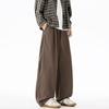MMOPTOP Men's Japanese Style Loose Fit Curved Workwear Pants