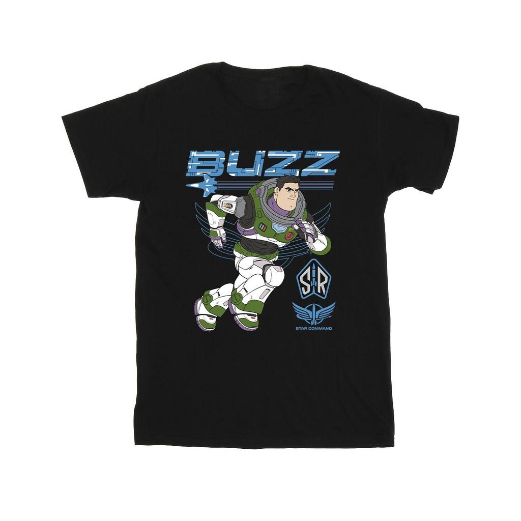 Disney Mens Lightyear Buzz Run To Action T-Shirt