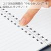 KOKUYO Soft Ring Notebooks [All 2 Colors] 2-Pack, A5, 50 Sheets, Dot Grid, School/Office Supplies