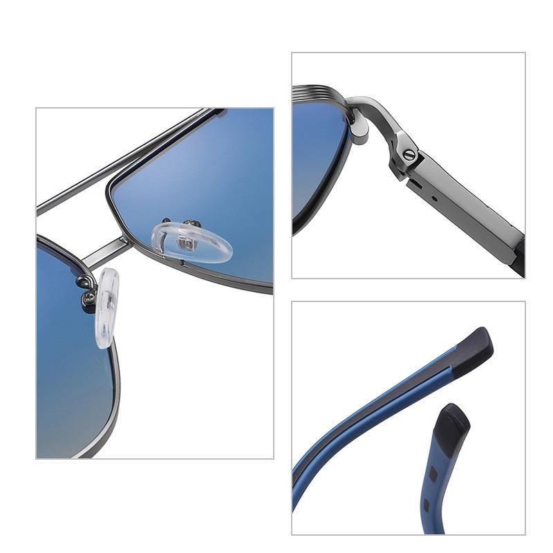 Metal Frame Mens Polarized Sunglasses Outdoor Anti-glare UV Protection Driving Glasses Fishing