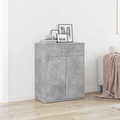 vidaXL Sideboard Betongrau 60x30x75 Cm Holzwerkstoff