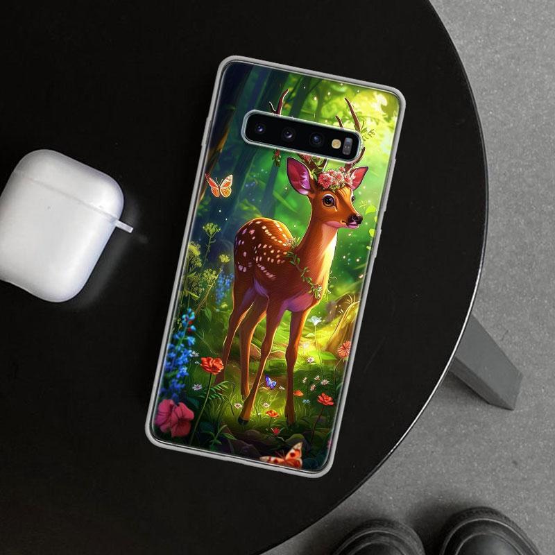 Deer Hunting Camo Phone Case Cover for Samsung Galaxy S26 S25 Edge S24 S23 Ultra S22 Plus S21 FE S20 + Art Customized Fundas Gal