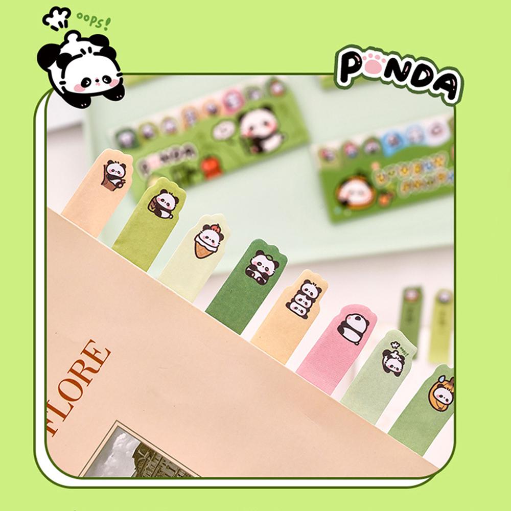 1 шт. Кавайный мультяшный панда блокнот закладка канцелярские принадлежности флаги индекс вкладка клейкие заметки этикетки бумажные наклейки