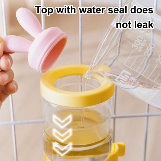 550/950ml Hamster Water Bottle No Drip Small Animal Cage Water Dispenser Automatic Drinking Feeder for Rabbits Ferrets Guinea Pigs Hamsters Hedgehogs