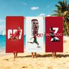 Футбольное полотенце C-Cristianos R-Ronaldoo C-Cr-R7, из микрофибры, пляжное, быстросохнущее, без песка, из ультратонкого волокна, супермягкое.
