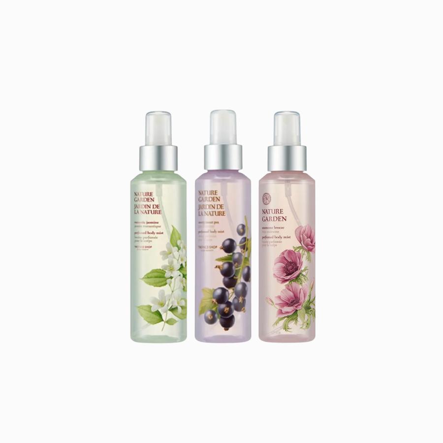 The Face Shop Парфюмированный спрей для тела Nature Garden, 155 мл