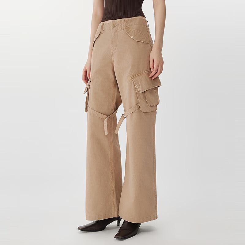 JNBY 2025 Spring Casual Cargo Pants