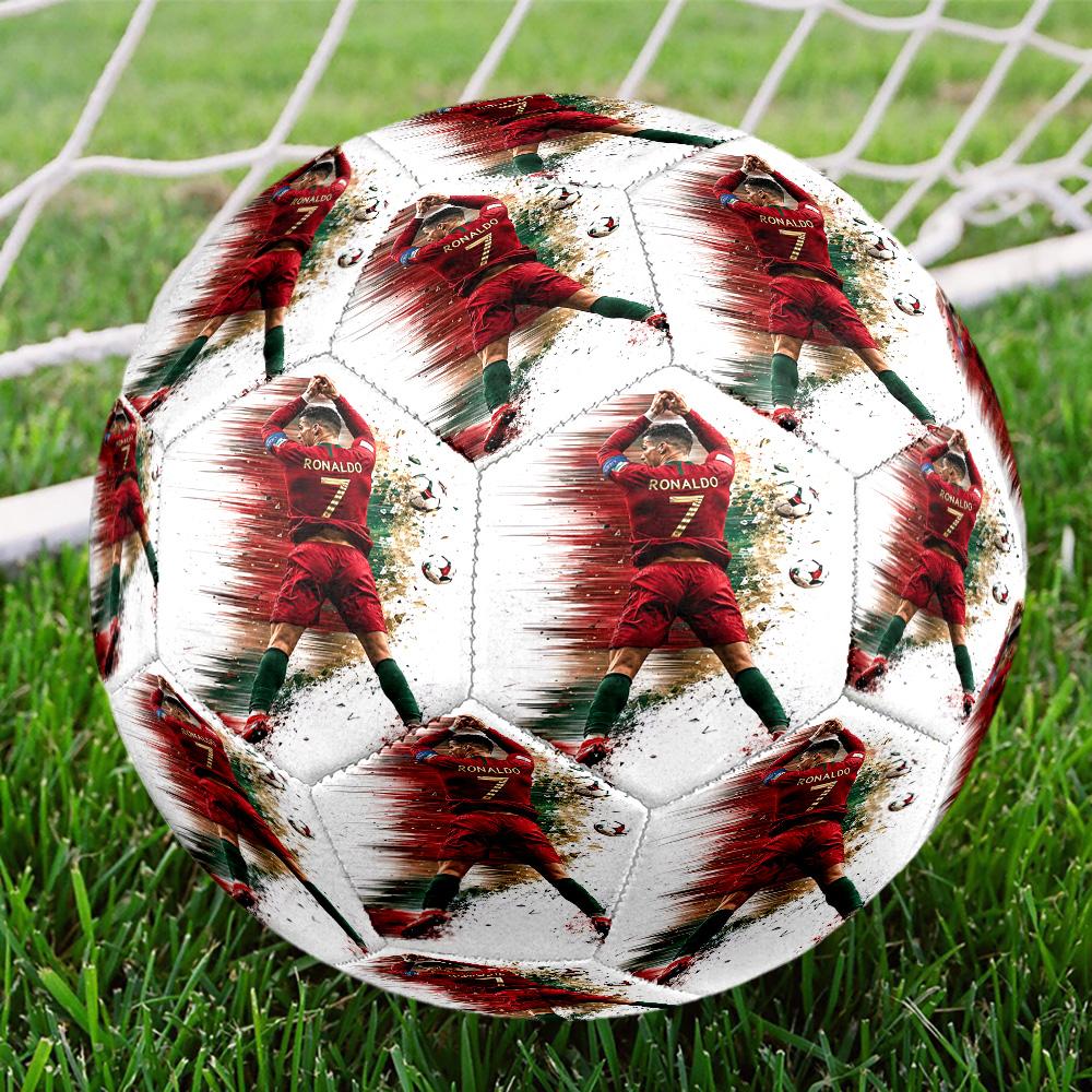 1pc Youssef Ennesyri Celebration Size 5 Football Soccer Balls, Competition Sport Football Indoor And Outdoor Training Ball. Q63014