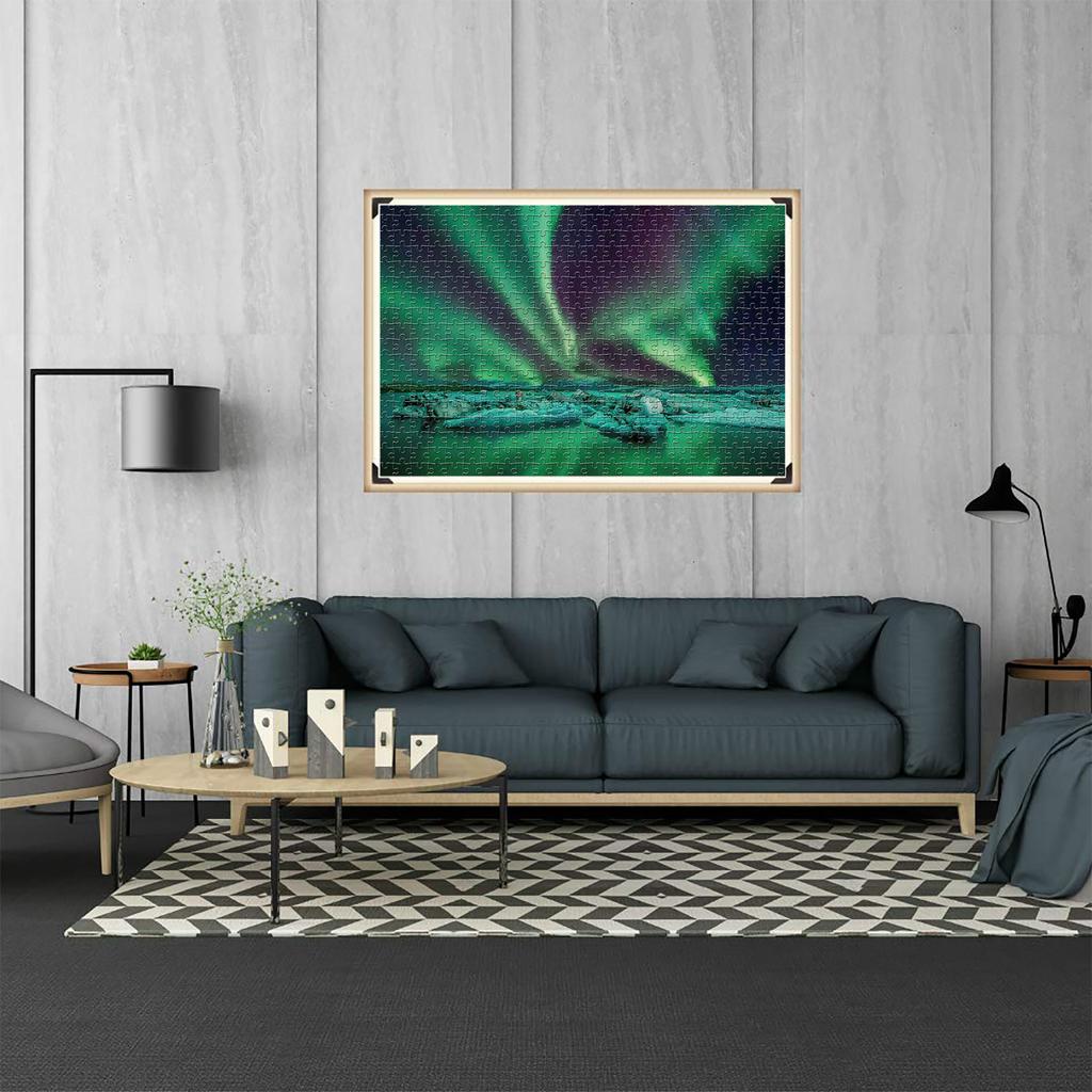 Пазлы из 1000 элементов «Полярное сияние» для взрослых, домашний декор, игры, семейное развлечение, напольные пазлы, развивающие игрушки для детей