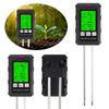 6 In 1 Gardening Tool Soil Tester pH Temperature Humidity Sunlight Air Moisture Nutrient Fertility Meter Tool Multifunctional