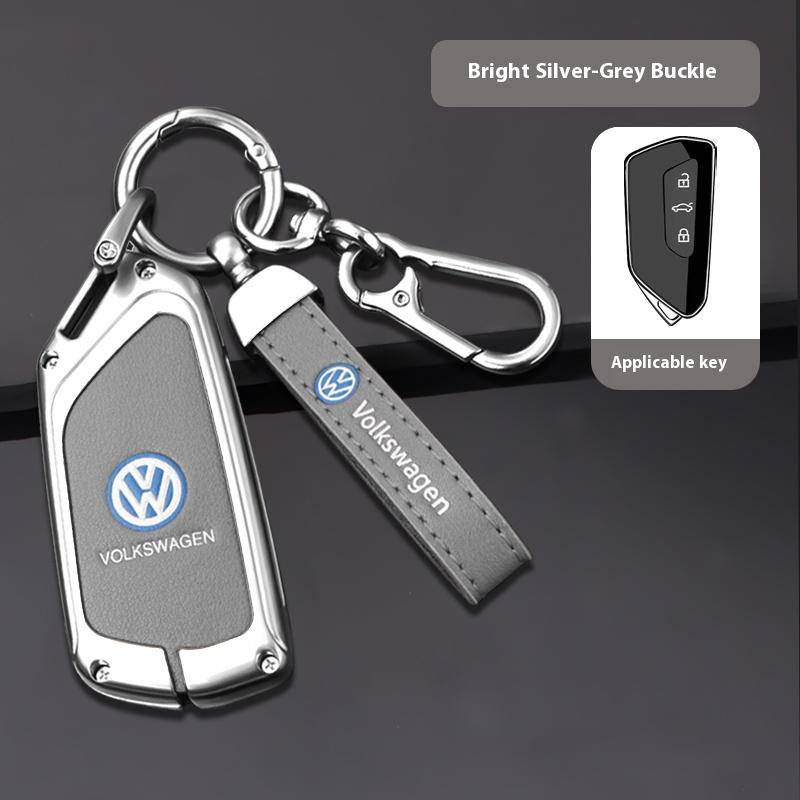 Для Volkswagen VW GTD Magotan Golf 8 MK8 ID.3 ID.4 ID.6 Аксессуар Автомобильный Чехол для ключа из ТПУ и цинкового сплава Сумка Брелок для ключей автомобиля Металлический корпус ключа