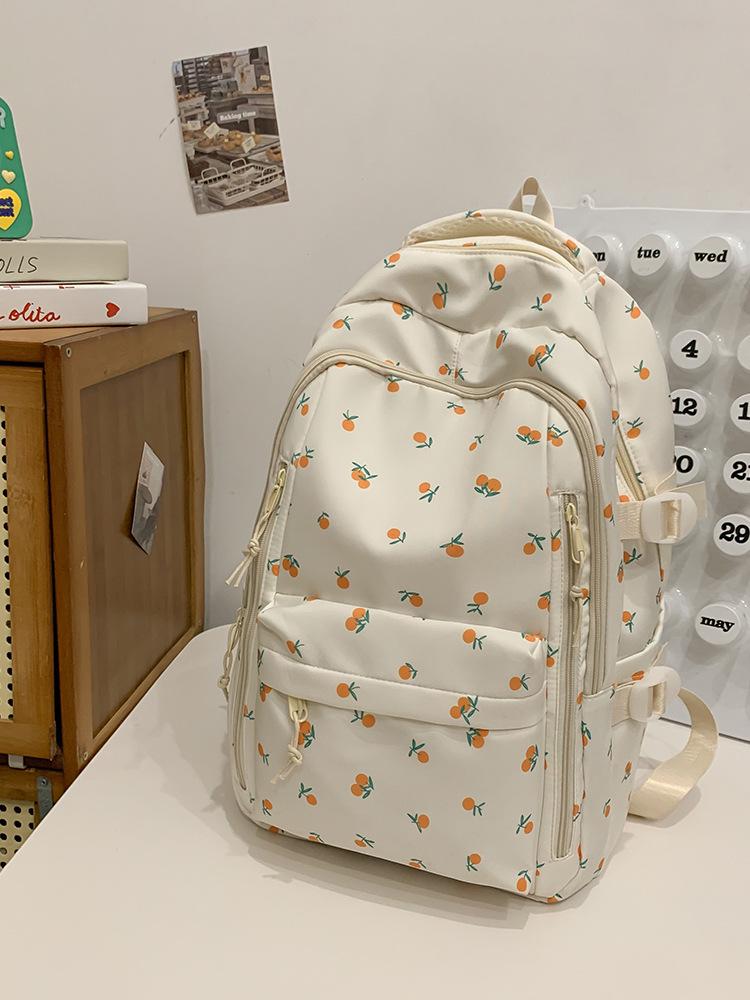 Цветочный Милый Рюкзак для Женщин: Большая вместимость, идеально для школы - Подходит для учащихся средней и начальной школы