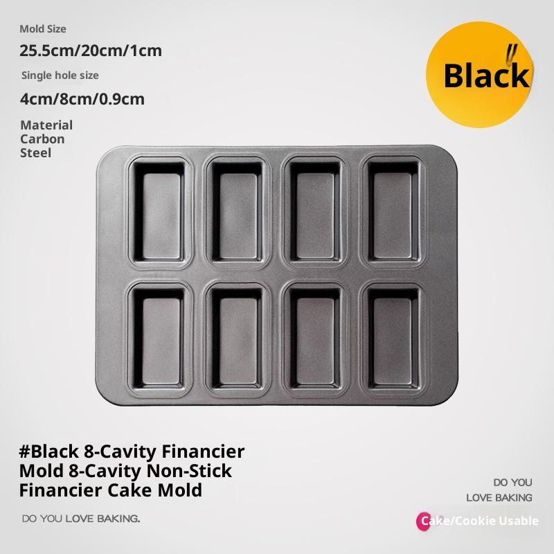 1 шт. форма для выпечки на 8 ячеек, мини-формы для хлеба, форма для тостов и маффинов с антипригарным покрытием, форма для выпечки в духовке, форма для кексов, инструменты для выпечки для домашнего использования