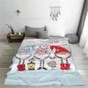 Christmas Gnome Friends Flannel Blankets New Year Awesome Throw Blankets for Home Hotel Sofa 200x150cm Rug Piece