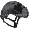 Upgraded PJ FAST Airsoft Helmet Camo Round Hole Adjustable Lightweight Head Protector for CS Outdoor Game