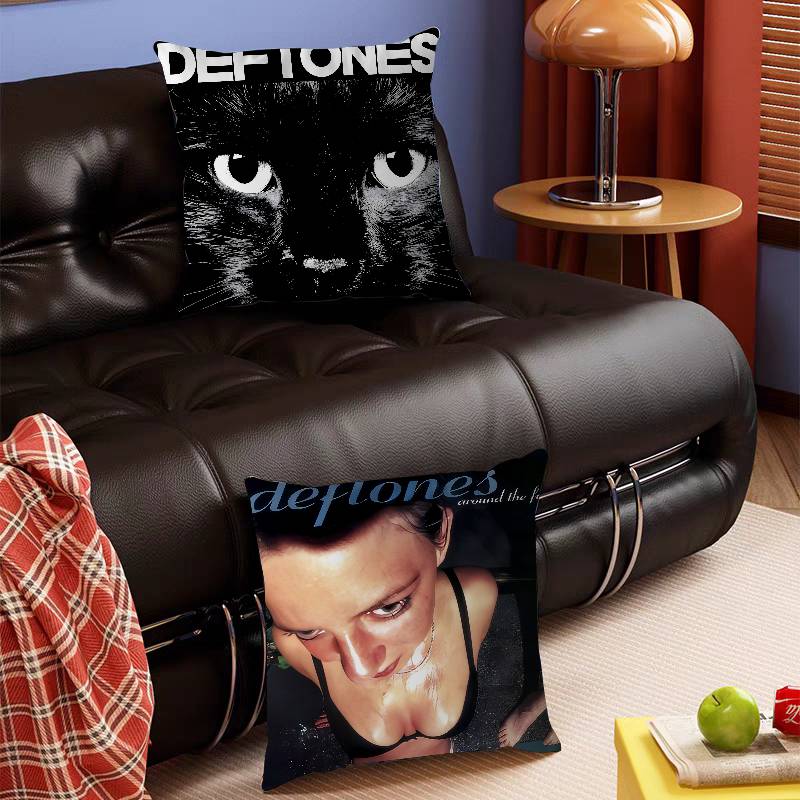 Deftones Музыкальная наволочка Чехол для диванной подушки Украшение комнаты дома Детский подарок