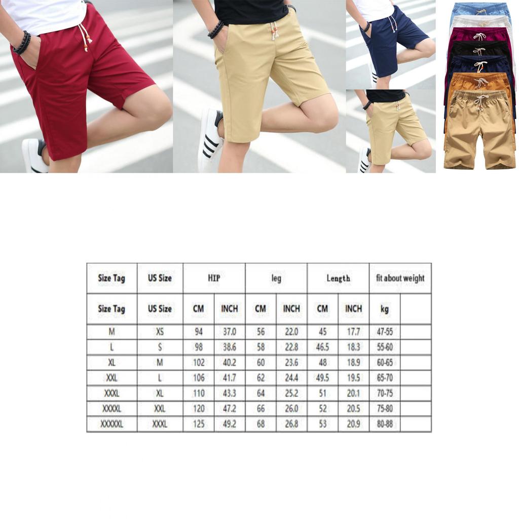 Premium Quality Men's Cargo Shorts Summer Pants Features Comfortable Pockets