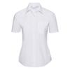 Russell Collection Womens/Ladies Classic Poplin Short-Sleeved Shirt