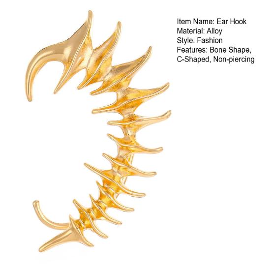 Yousheng 1Pc Ear Hook Серьги Металлические Легкие Имитация Цветка Ухо Обертывание Однотонные Легкие Сплава Серьги Кафф